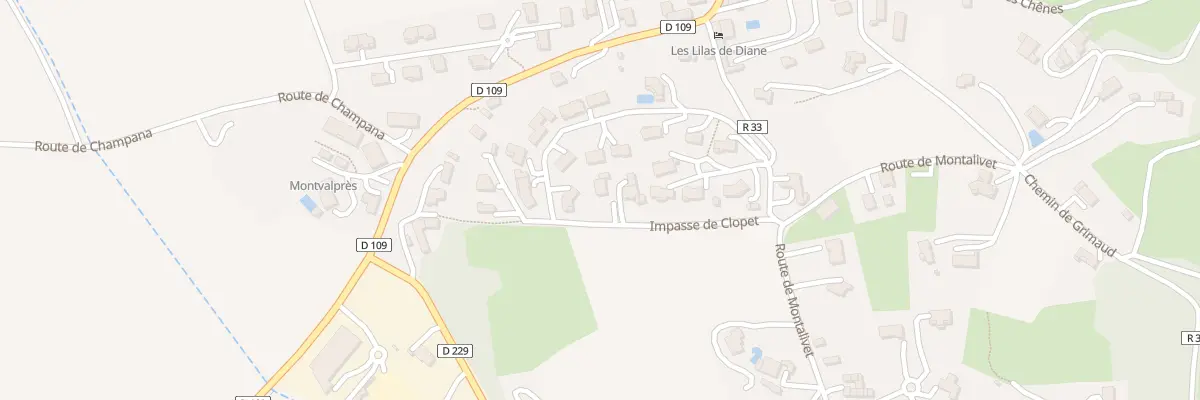 Plan du 140 Imp de Clopet à Claveyson