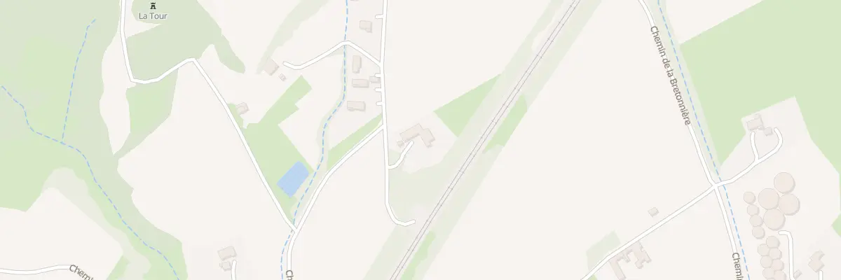 Plan du 400 Che de Grange Vieille à Saint-Jean-de-Galaure