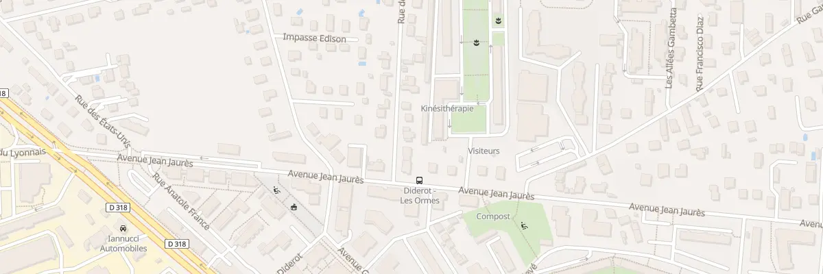 Plan du 33 Rue de Verdun à Saint-Priest