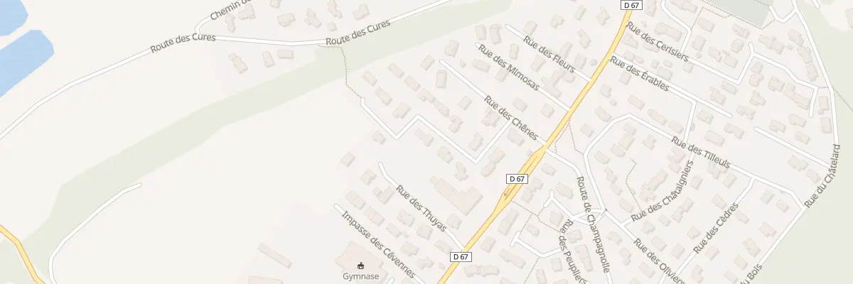 Plan du 15 Rue du Bosquet à Châteauneuf-sur-Isère
