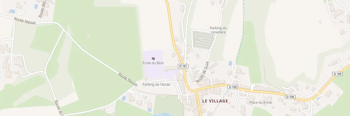 Plan du 65 Rte de la Galaure à Claveyson