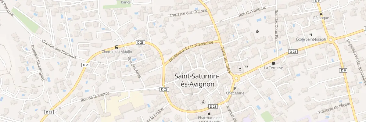 Plan du 33 Mte de la Tour à Saint-Saturnin-lès-Avignon