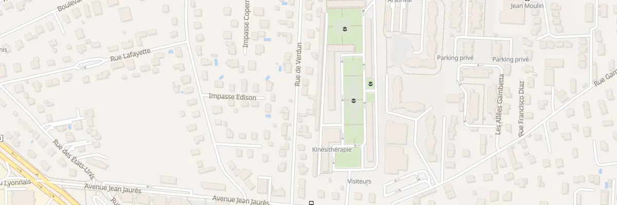 Plan du 19 Rue de Verdun à Saint-Priest