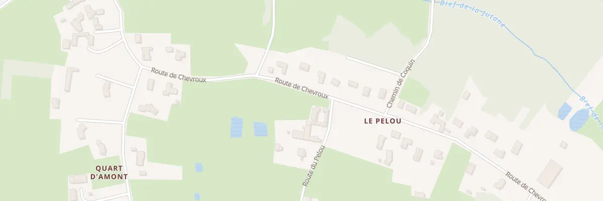 Plan du 262 Rte de Chevroux à Ozan