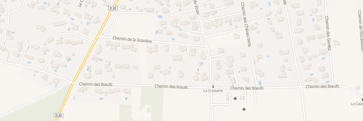 Plan du 5539 La Croisette à Grillon