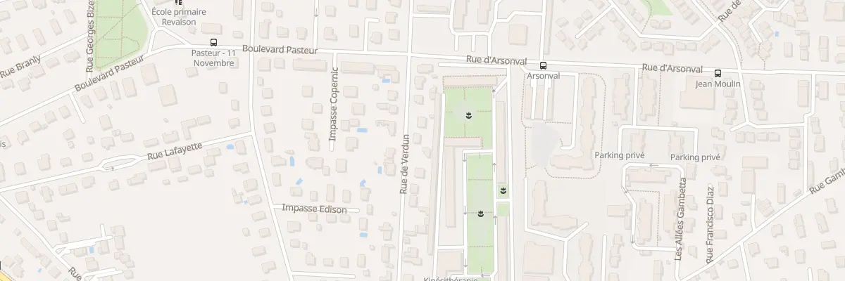 Plan du 9 Rue de Verdun à Saint-Priest