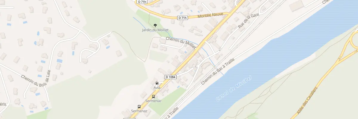 Plan du 136 Rte de Genève à Neyron