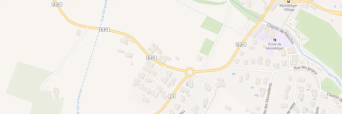 Plan du 46 Rte des Marauds à Montéléger