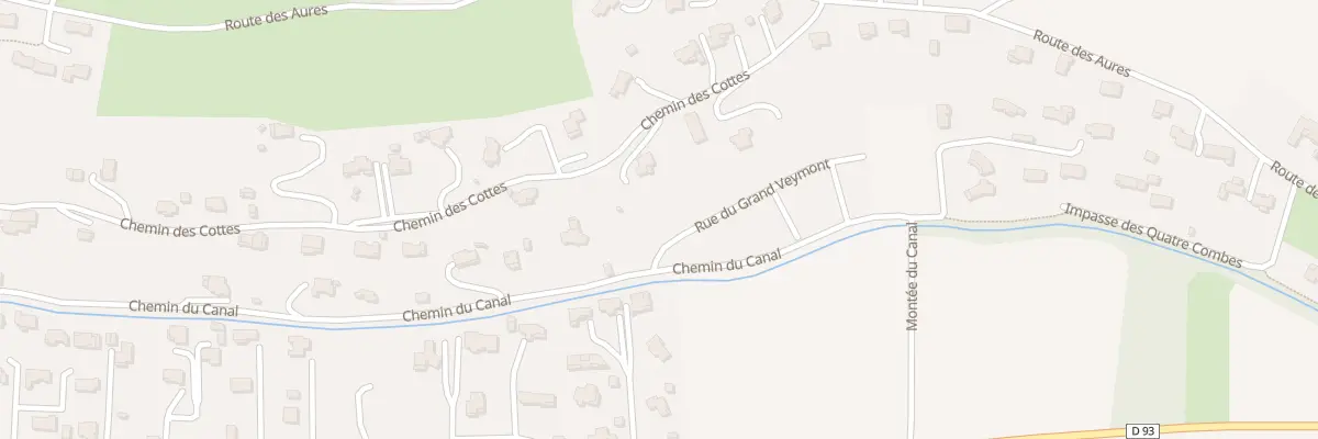 Plan du 246 Rue du grand veymont à Allex