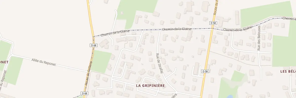 Plan du 233 Rue de Strafay à Bâgé-le-Châtel