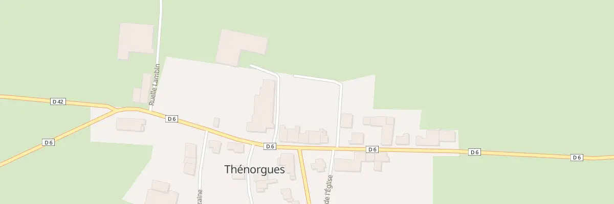 Plan du 14 Rue du Poirier de Cloche à Thénorgues