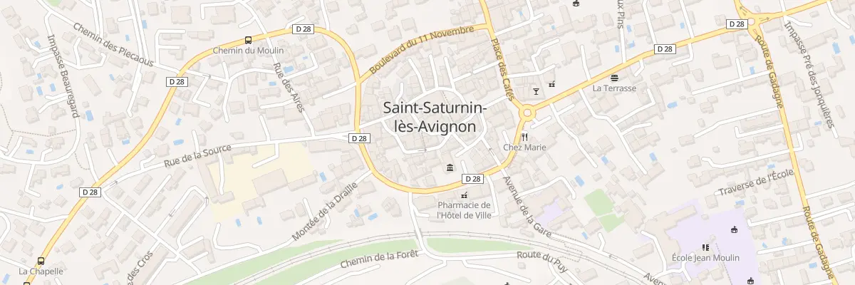 Plan du 25 Rue de l’Anc Fontaine à Saint-Saturnin-lès-Avignon