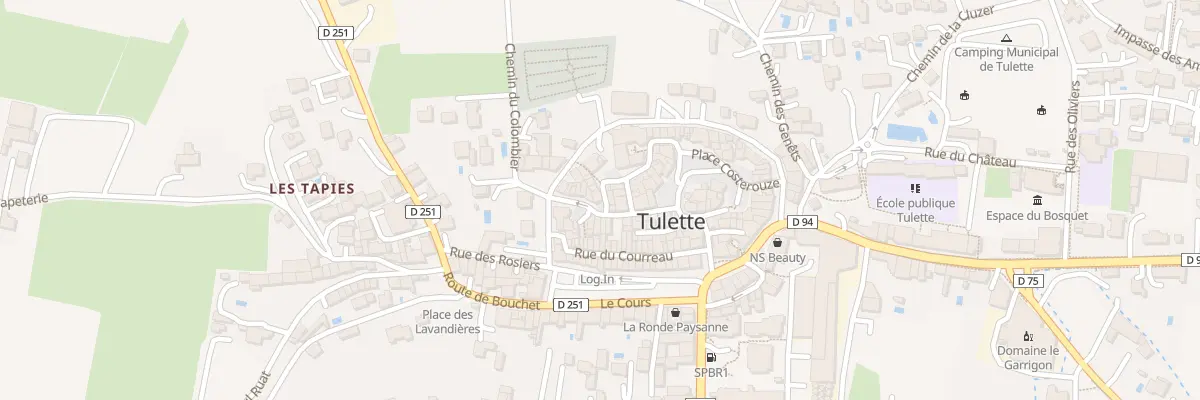 Plan du 60 Rue de Verdun à Tulette