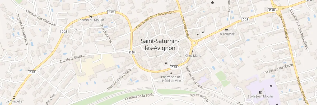 Plan du 23 Rue de l’Anc Fontaine à Saint-Saturnin-lès-Avignon