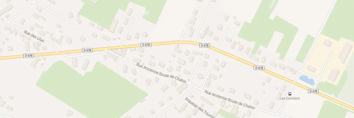 Plan du 26A Rte de St Germain du Bois à Oslon