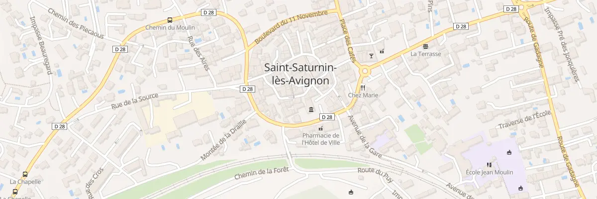 Plan du 11 Rue des Comtadines à Saint-Saturnin-lès-Avignon