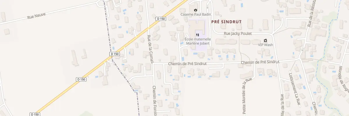 Plan du 3 Che de Pre-Sindrut à Chaponnay