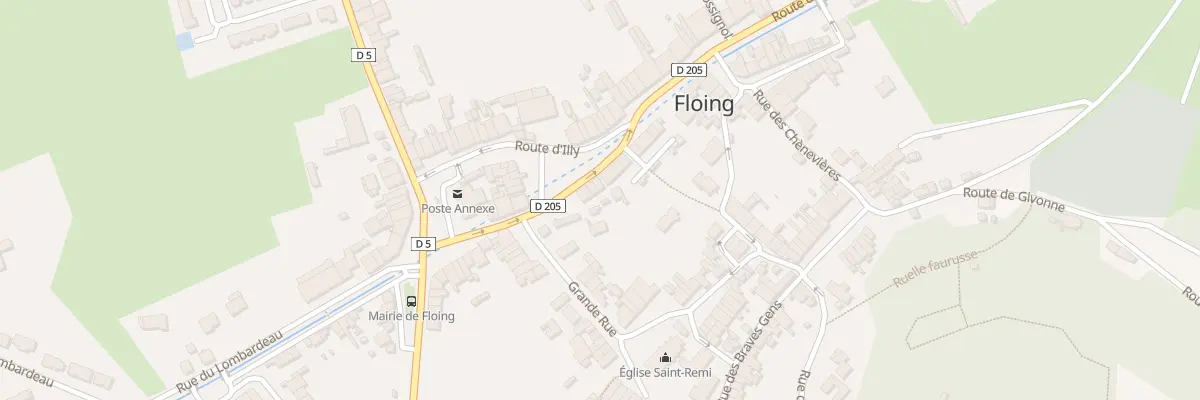 Plan du 5 Pl Mal de Lattre de Tassigny à Floing