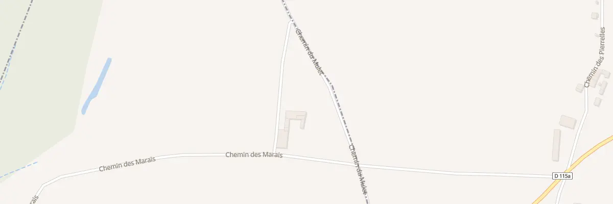 Plan du 104 Che des Marais à Chavannes