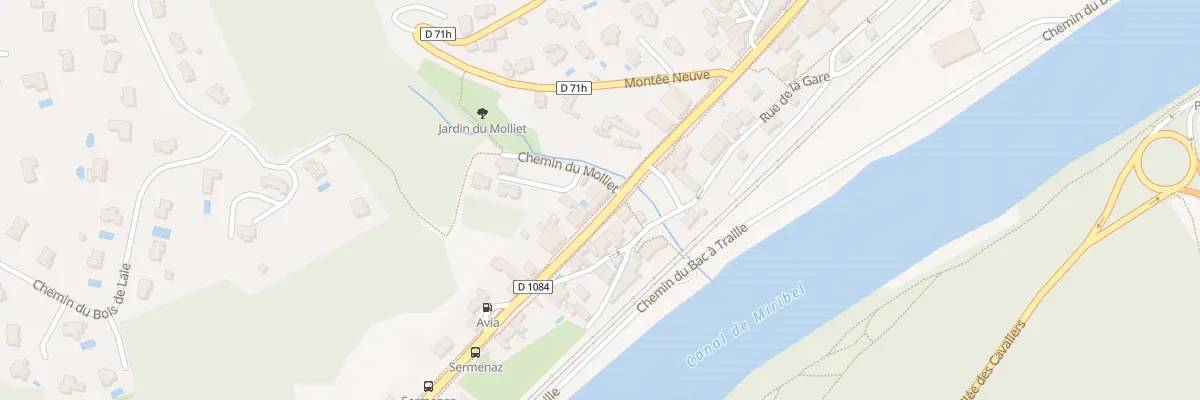 Plan du 130 Rte de Genève à Neyron