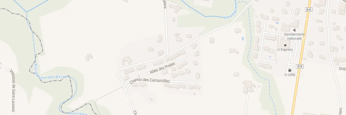 Plan du 115 All des Preles à La Bégude-de-Mazenc