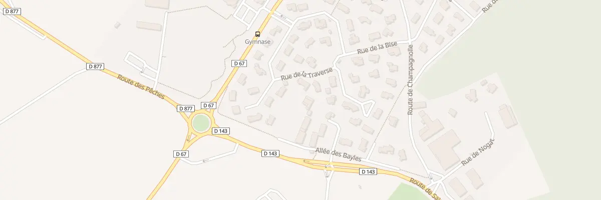 Plan du 5057 Les Bayles à Châteauneuf-sur-Isère