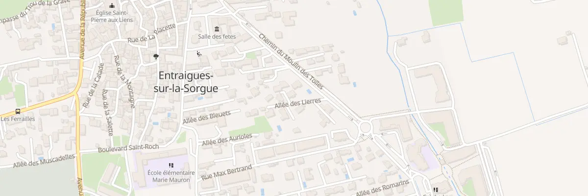 Plan du 60A All des Lierres à Entraigues-sur-la-Sorgue