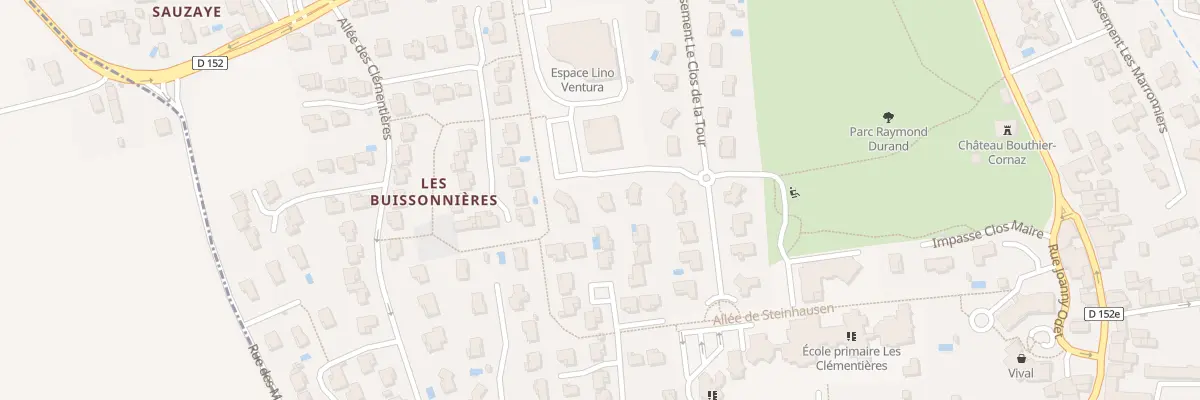 Plan du 9000 Clementieres à Chaponnay