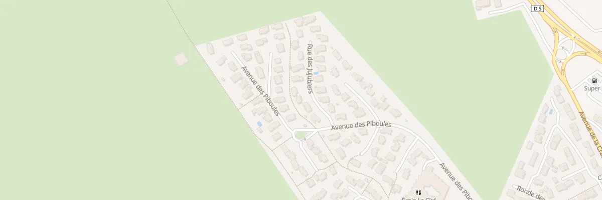 Plan du 5 Rue des Jujubiers à Istres