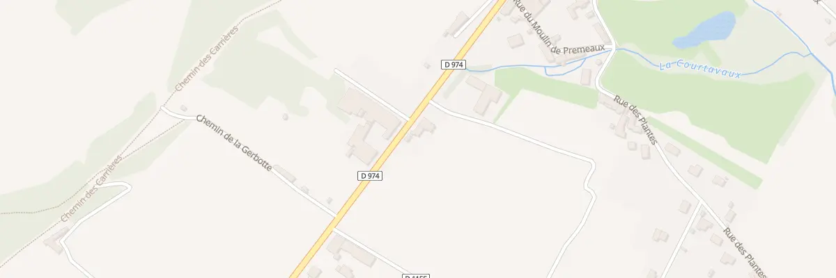 Plan du 21 Rte Nationale 74 à Premeaux-Prissey