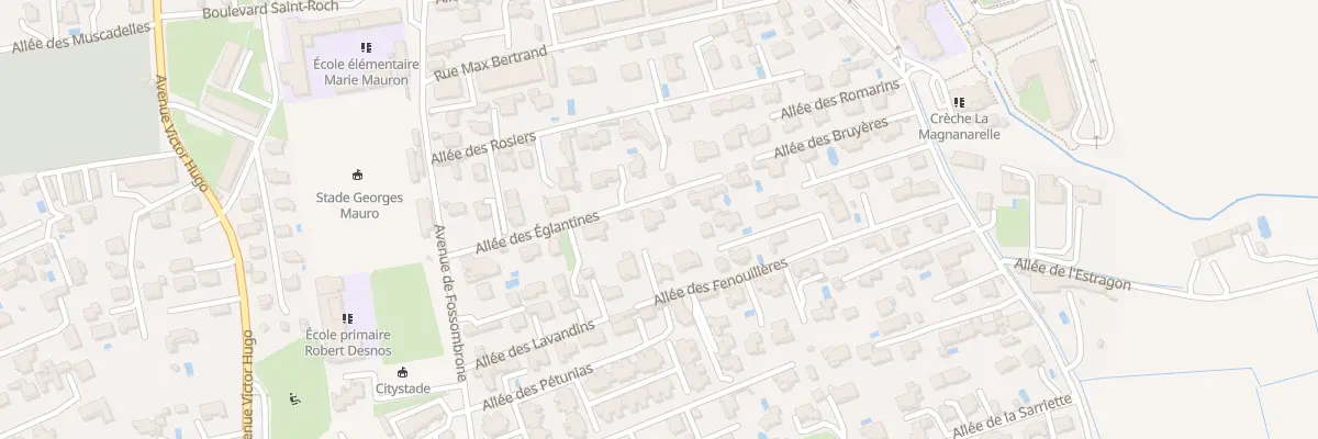 Plan du 154 All des Eglantines à Entraigues-sur-la-Sorgue