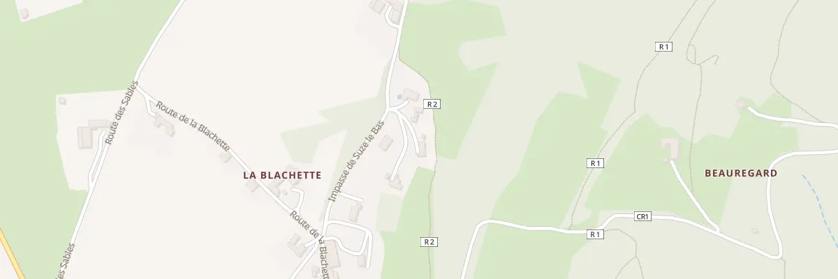 Plan du 180 Imp de Suze le Bas à Claveyson