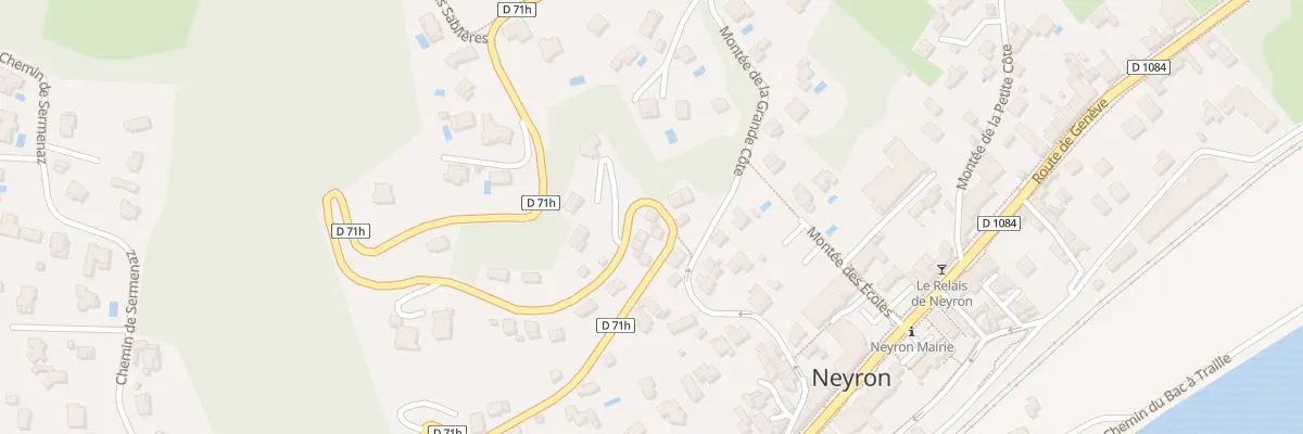 Plan du 43 Mte Neuve à Neyron