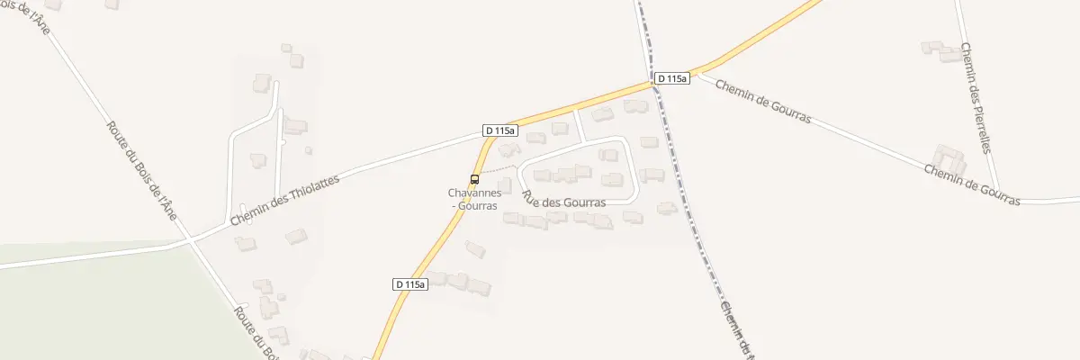 Plan du 16 Rue des Gourras à Chavannes