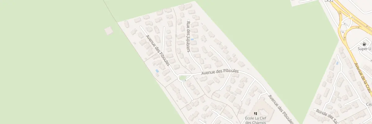 Plan du 3 Rue des Jujubiers à Istres