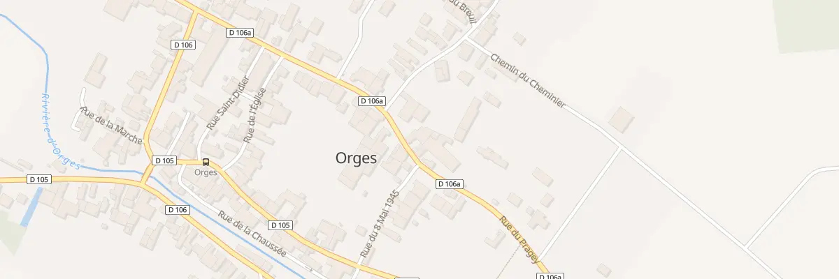 Plan du 15 Rue du Pragey à Orges
