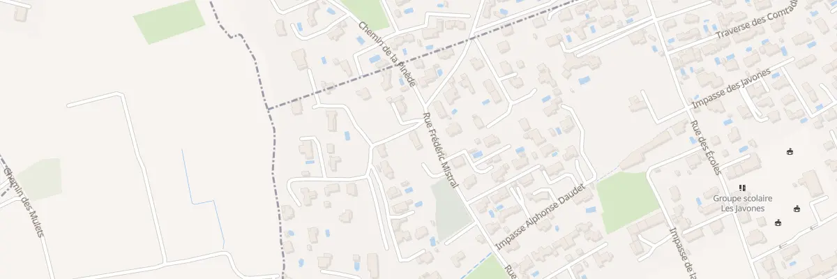 Plan du 265 Rue Frederic Mistral à Lacoste