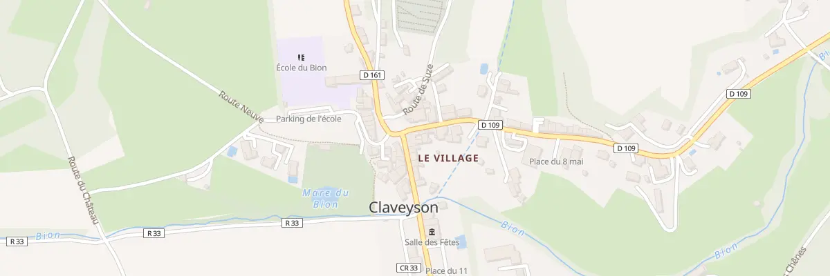 Plan du 5 Rte du Pilon à Claveyson