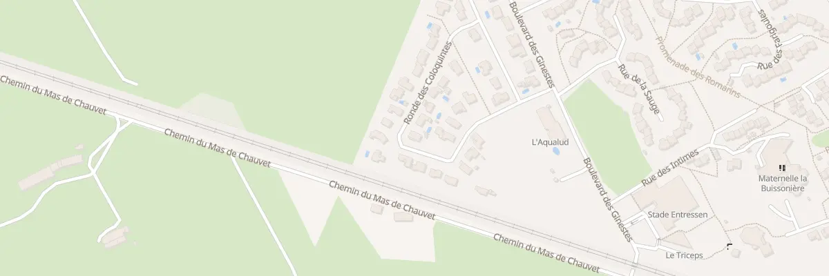 Plan du 25 Rue Ronde des Coloquintes à Istres