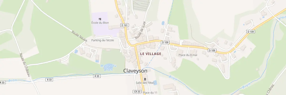 Plan du 30 Rte des Escoffers à Claveyson