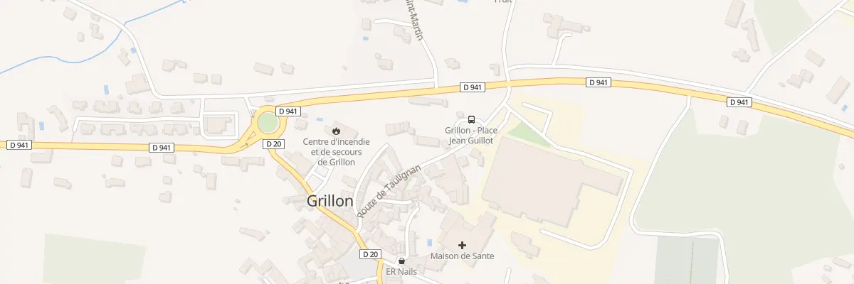 Plan du 5195 La Gare à Grillon
