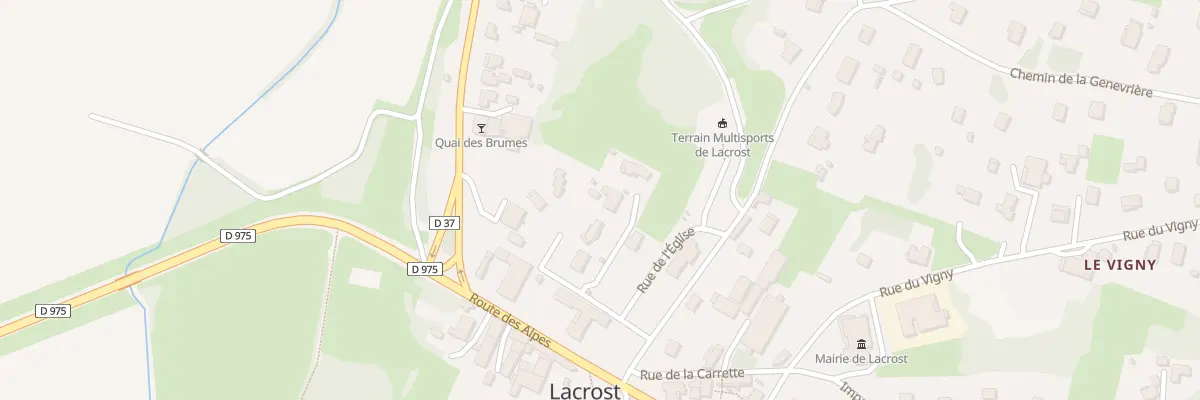 Plan du 5555F Imp des Ecoles à Lacrost