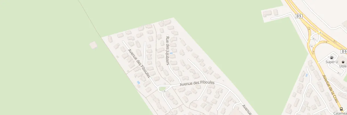 Plan du 10 Rue des Jujubiers à Istres