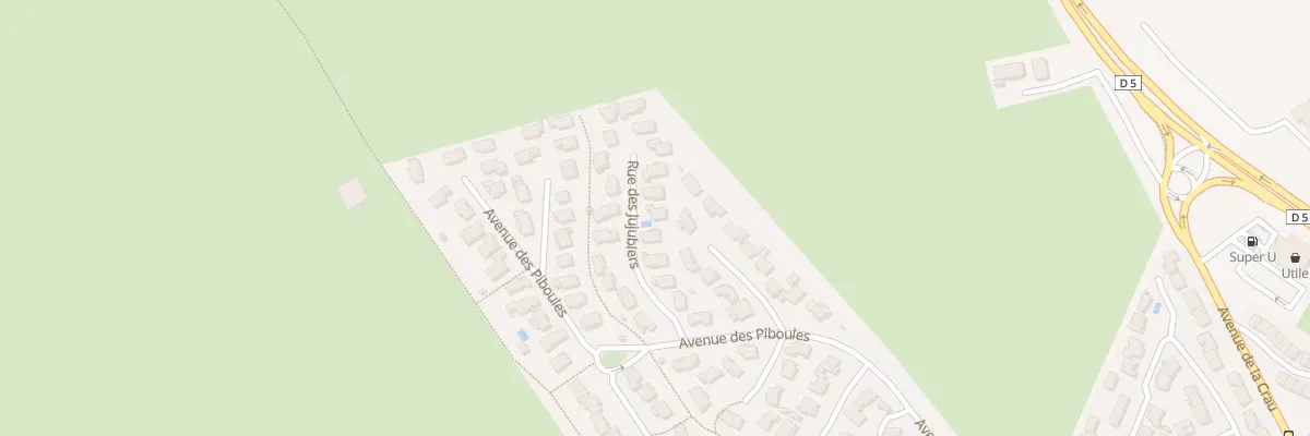 Plan du 12 Rue des Jujubiers à Istres