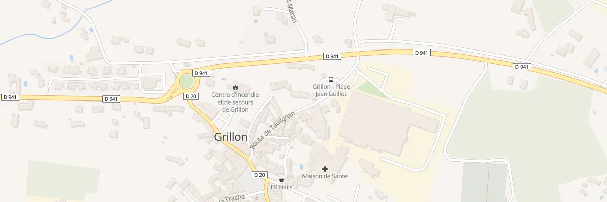 Plan du 11 Rte de Taulignan à Grillon