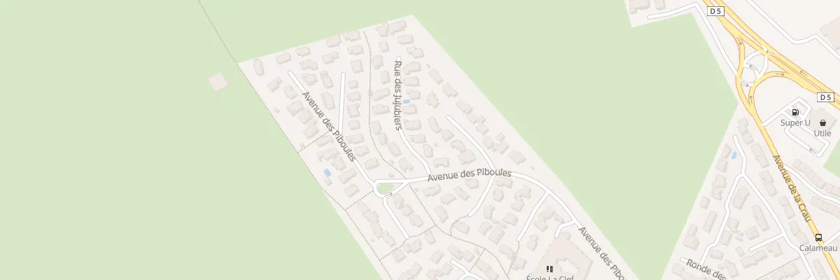 Plan du 6 Rue des Jujubiers à Istres