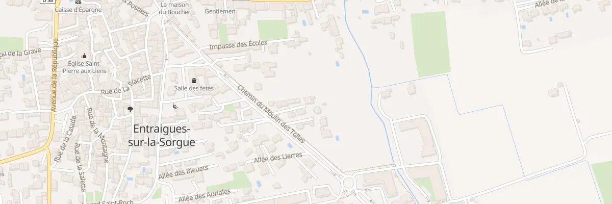 Plan du 119 Che du Moulin des Toiles à Entraigues-sur-la-Sorgue