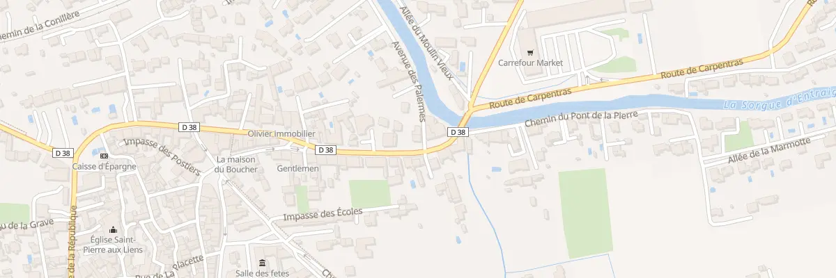 Plan du 281 Av General Charles de Gaulle à Entraigues-sur-la-Sorgue