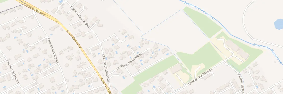 Plan du 101 Imp des Bruyeres à Saint-Saturnin-lès-Avignon