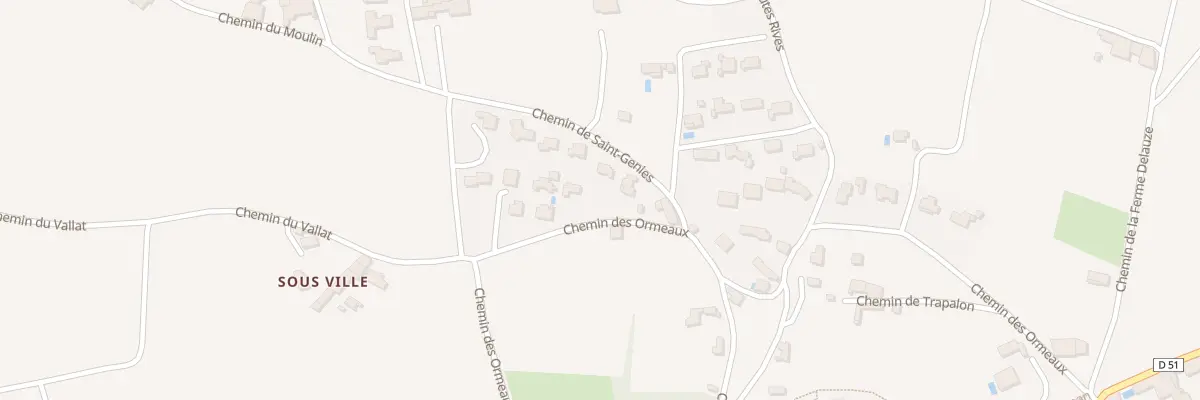 Plan du 655 Che des Ormeaux à Cairanne